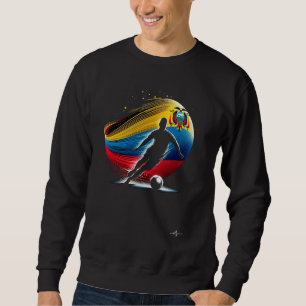 Ecuadorian Flag Soccer Apparel Sweatshirt