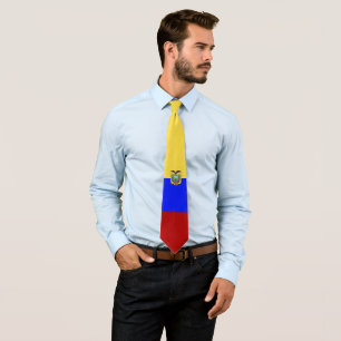 Ecuadorian flag tie