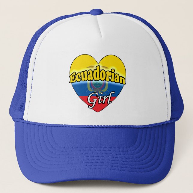 Ecuadorian Girl Trucker Hat (Front)