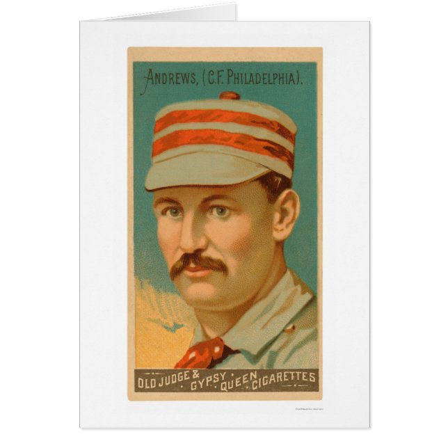 Ed Andrews Baseball Card 1888 (Front)