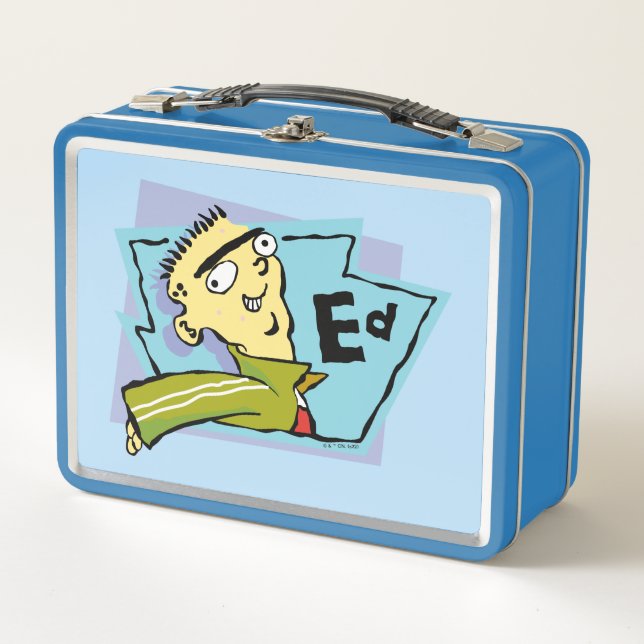 Ed Character Graphic Metal Lunch Box (Front)