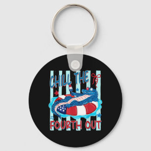 Ed Chill The Fourth Out Crocodile Gator 4th Of Key Ring