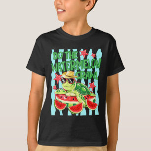 Ed Do The Watermelon Crawl Funny Turtle Summer T-Shirt