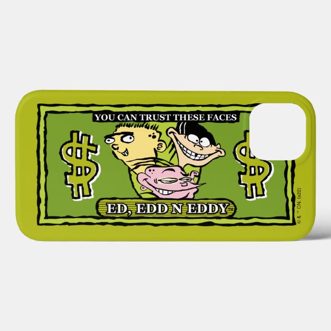Ed, Edd, n Eddy Dollar Bill Case-Mate iPhone Case (Back (Horizontal))