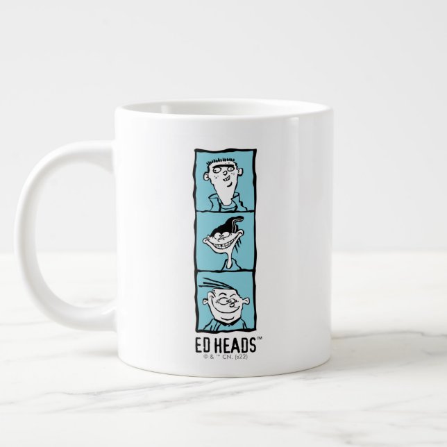 Ed, Edd, n Eddy - Ed Heads Large Coffee Mug (Left)