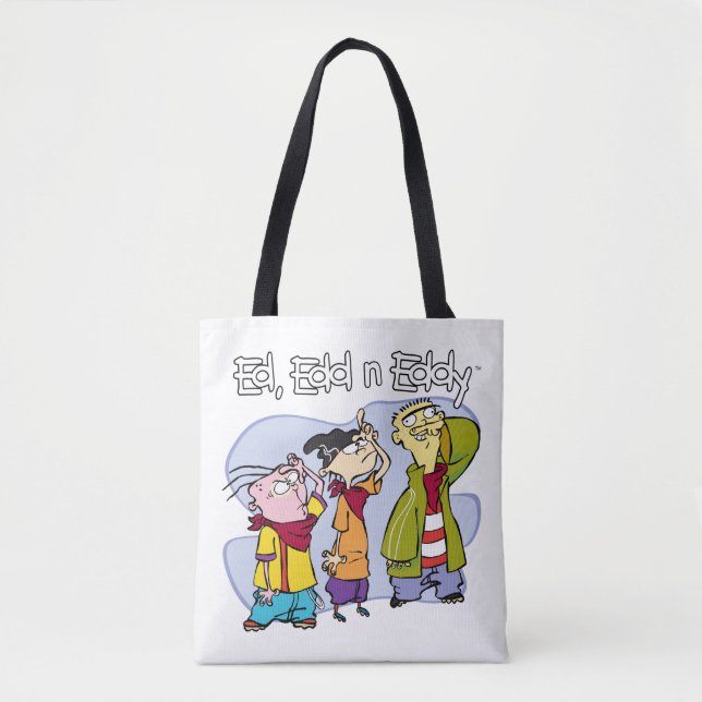Ed, Edd, n Eddy Hand Signs Tote Bag (Front)