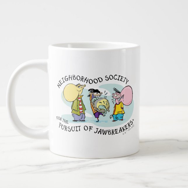Ed, Edd, n Eddy - Jawbreakers Large Coffee Mug (Left)