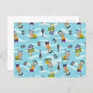 Ed, Edd, n Eddy Pattern Postcard