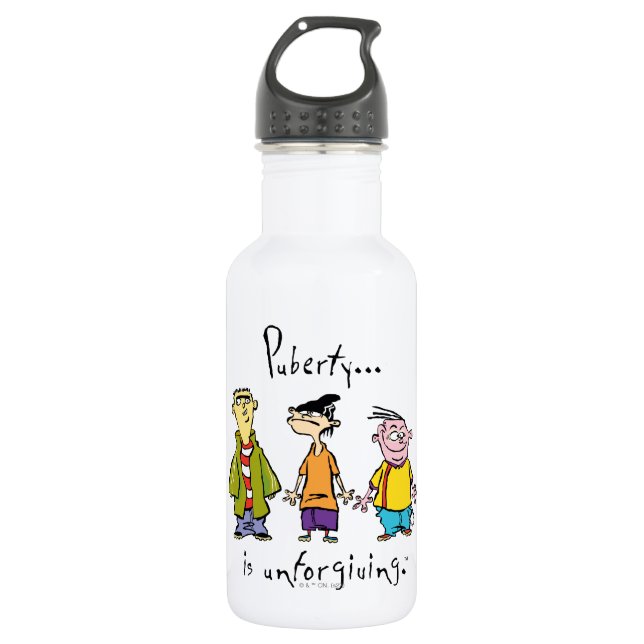 Ed, Edd, n Eddy - Puberty Is Unforgiving 532 Ml Water Bottle (Front)