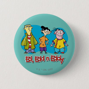 Ed, Edd, n Eddy Smiling 6 Cm Round Badge