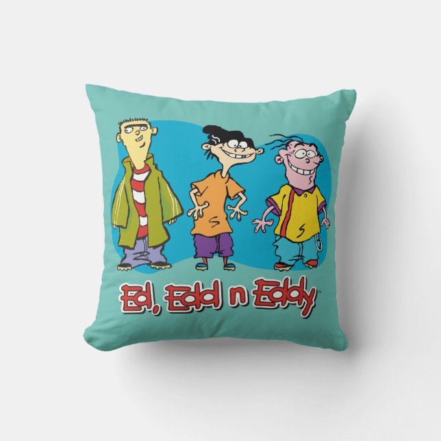 Ed, Edd, n Eddy Smiling Cushion (Front)