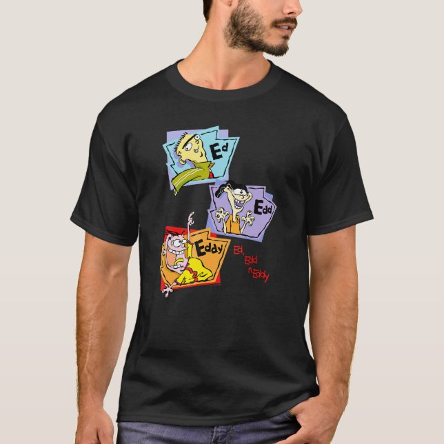 Ed Edd N Eddy Stacked Group Panels Alternate T-Shirt (Front)