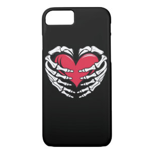 Ed Heart In Skeletal Hands Classic Style iPhone 8/7 Case