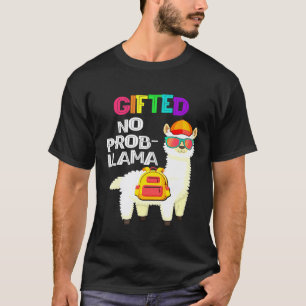 ed No Prob Llama First Day Of School T-Shirt