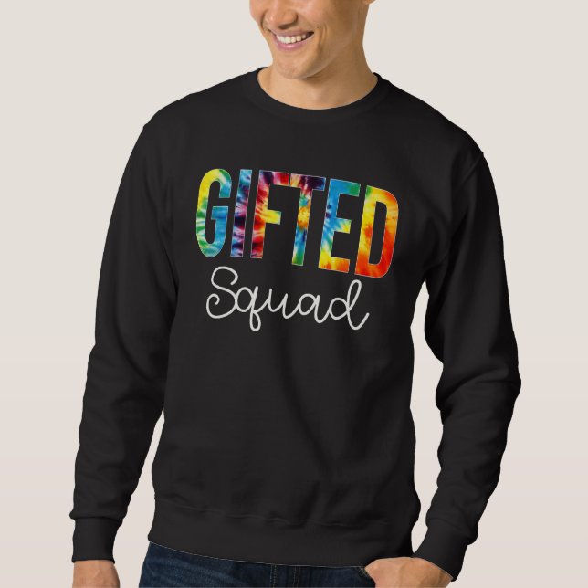 Ed Squad Tie Dye Appreciation Day Hello Back To Sc Sweatshirt (Front)