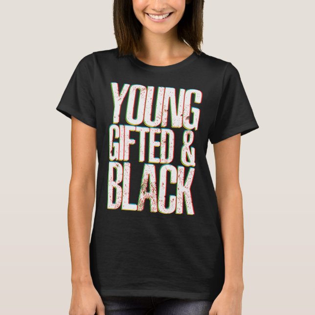 ed Young Black Dashiki African Pride History Month T-Shirt (Front)
