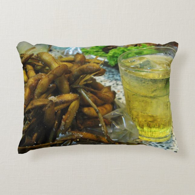 Edamame Thai Style Decorative Cushion (Front)