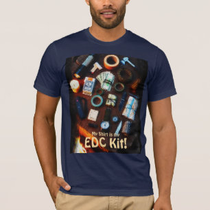 EDC Kit Prepper Survivalist Design T-Shirt