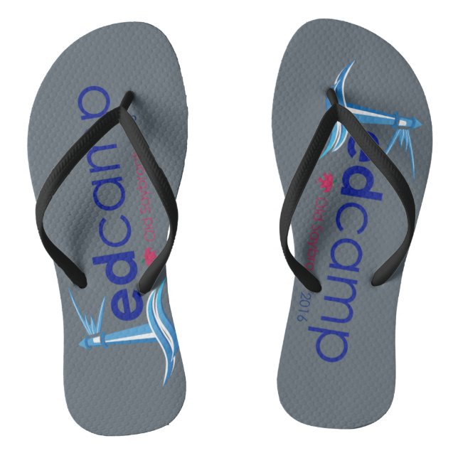 EdCamp Old Saybrook Flip Flops (Footbed)