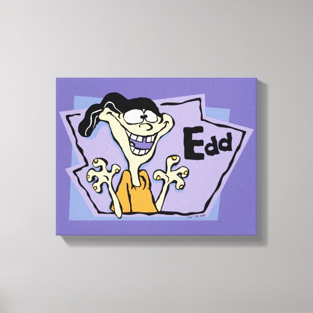 Edd Character Graphic Canvas Print (Front)