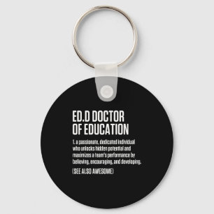 Edd doctor of education doctorate graduation key ring