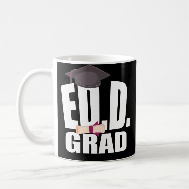 EdD Doctorate Education Graduation Gift Coffee Mug (Left)