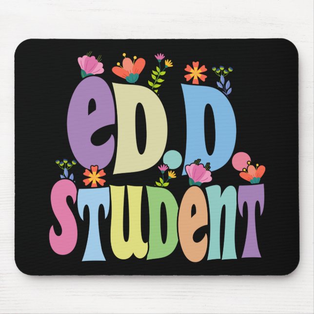 EdD Student Doctor of Education  Mouse Mat (Front)
