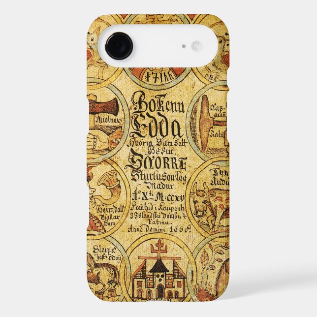 Edda Norse Mythology Case-Mate iPhone Case (Back)