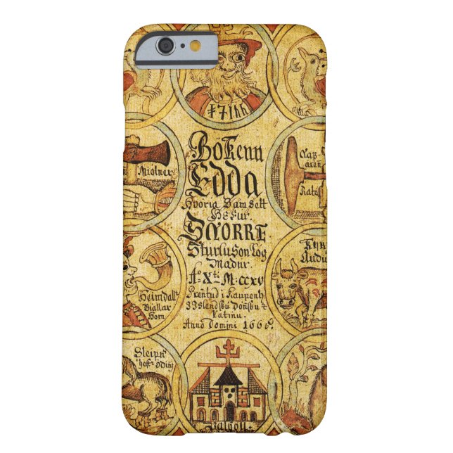 Edda Norse Mythology Case-Mate iPhone Case (Back)