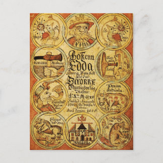 Edda Norse Mythology Postcard
