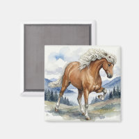 Edda Silver bay Icelandic Horse in the Mountains S