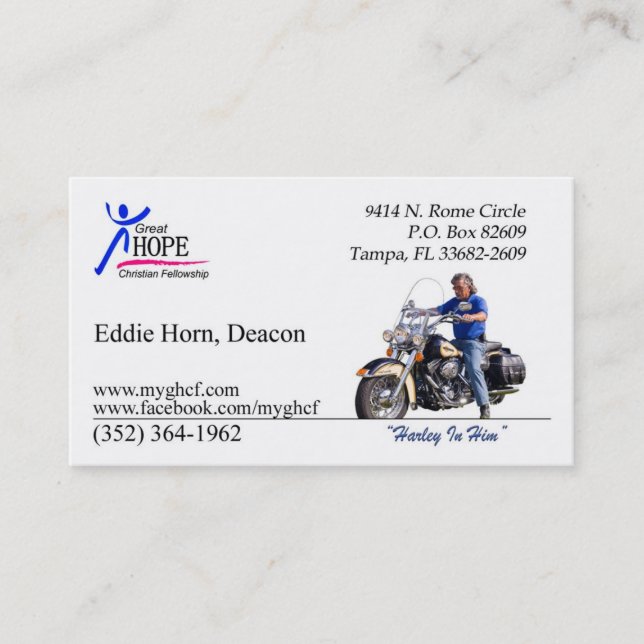 Eddie Horn Business Card (Front)