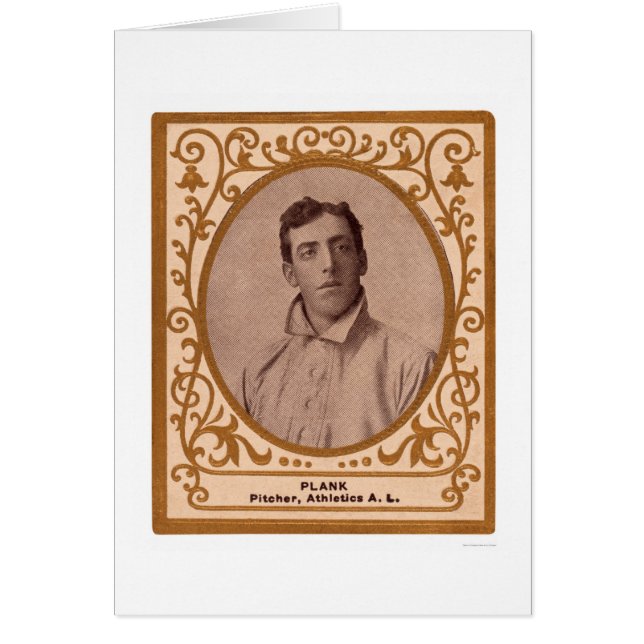 Eddie Plank Baseball Card 1909 (Front)
