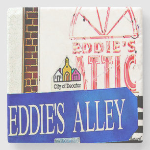 Eddie's Attic Coaster, Eddie's Attic Decatur,  Stone Coaster