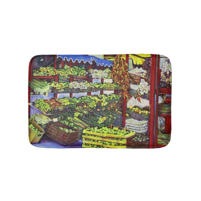 Eddie's Market, Hungary Bath Mat (Front)