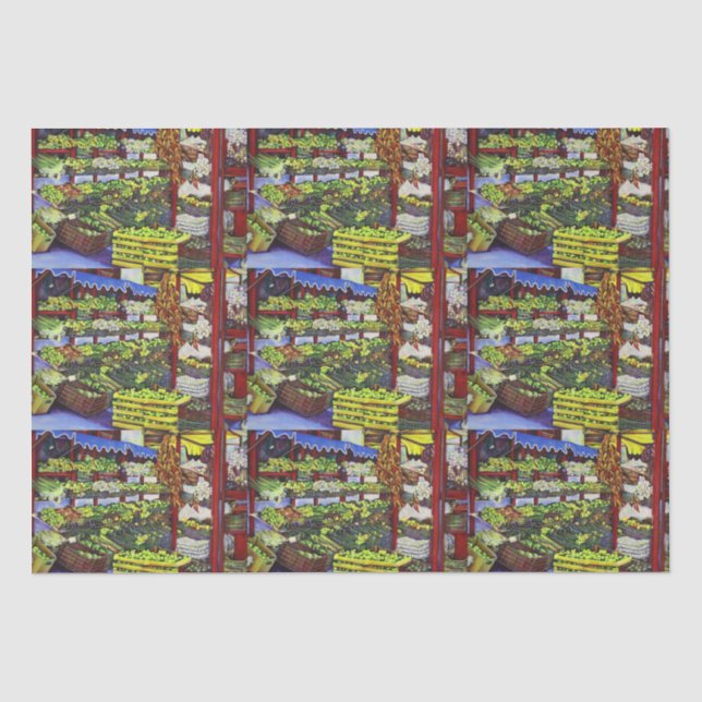 Eddie's Market, Hungary Tissue Paper (Front)