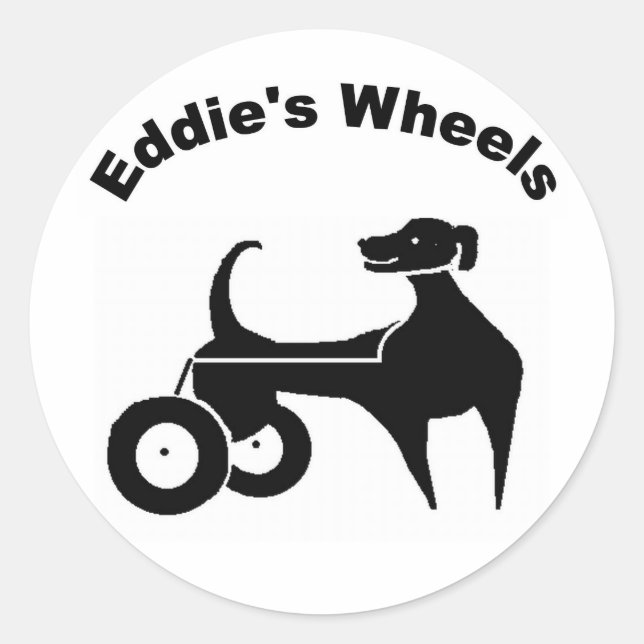 Eddie's Wheels Small Sticker (Front)