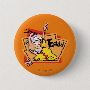Eddy Character Graphic 6 Cm Round Badge