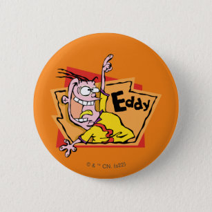 Eddy Character Graphic 6 Cm Round Badge