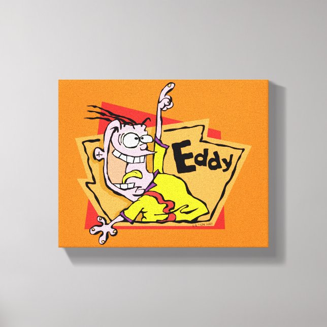 Eddy Character Graphic Canvas Print (Front)
