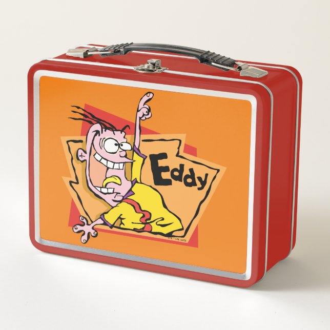 Eddy Character Graphic Metal Lunch Box (Front)