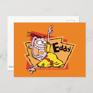 Eddy Character Graphic Postcard