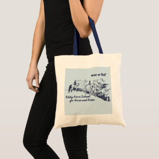 Eddy Farm School for Horse and Rider Tote Bag