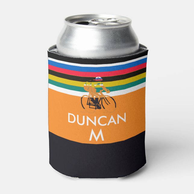 eddy merckx jersey colours customised cycling can cooler (Can Front)
