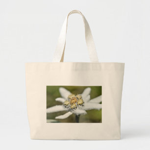 Edelweiss Alpine flower Large Tote Bag