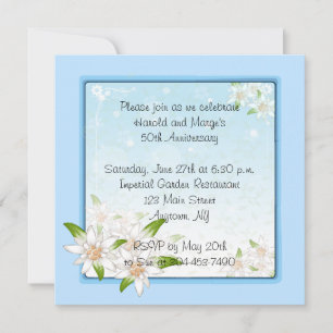 Edelweiss Flower Invitation