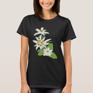 Edelweiss Flower Mountain Flowers Switzerland Aust T-Shirt