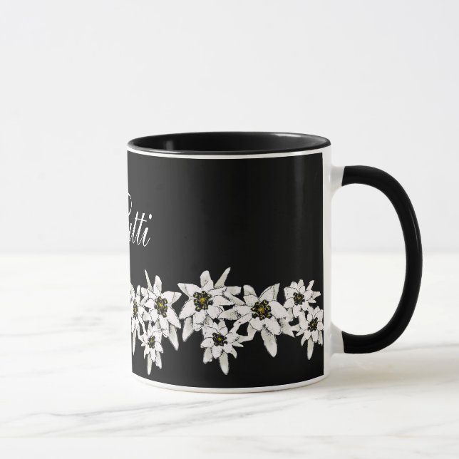 Edelweiss Flower Mug (Right)