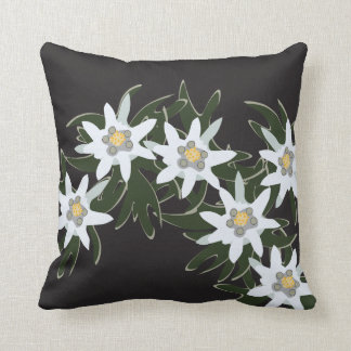 Edelweiss flowers cushion