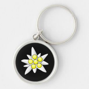 Edelweiss Flowers Key Ring